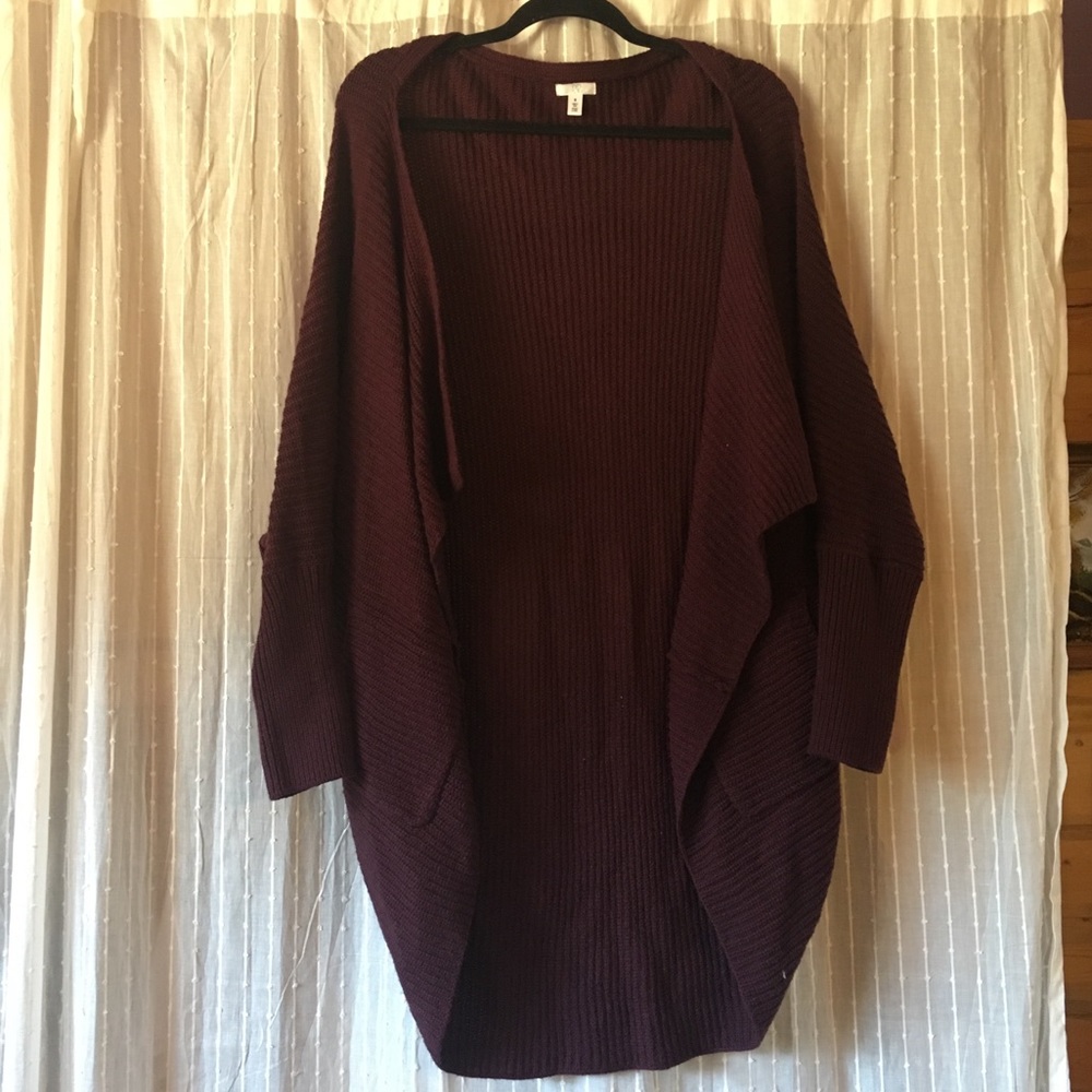 NWOT Slouchy Maroon Sweater